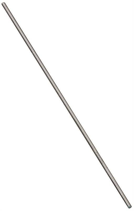 Steel Rod Thrd Zn Grn 10-24x12