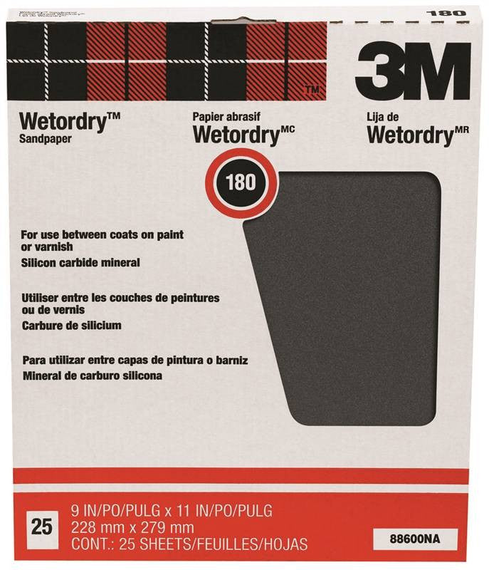 Sandpaper Wet-dry 9x11in 180a