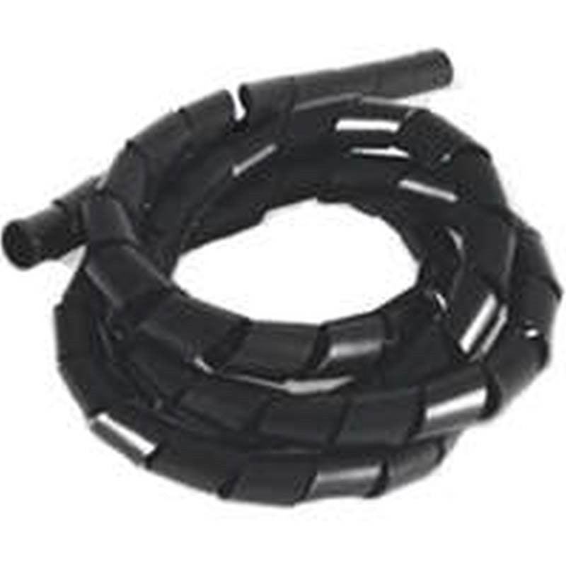 3-8in Black Spiral Wrap