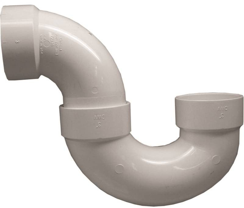 3in Sch40 Pvc-dwv P-trap