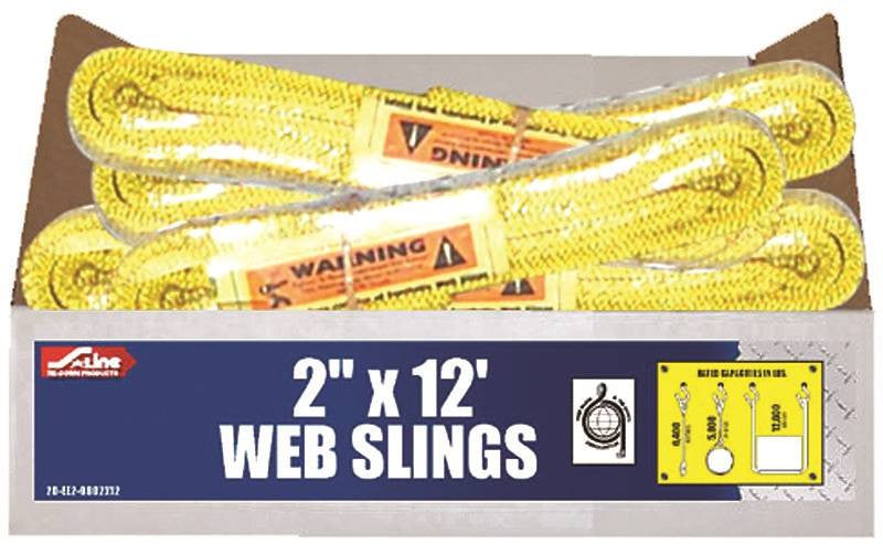 2"x12' 2ply Twisted Poly Sling