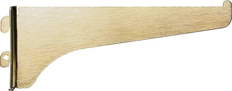 Bracket Shelf Steel 8in Brass