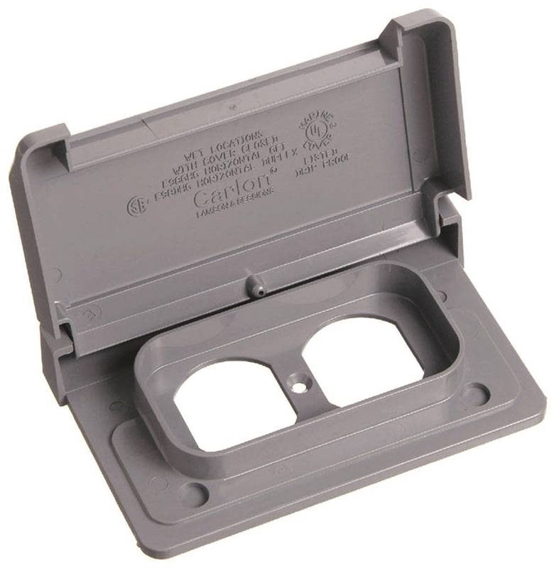 1g Duplex Receptacle Cover