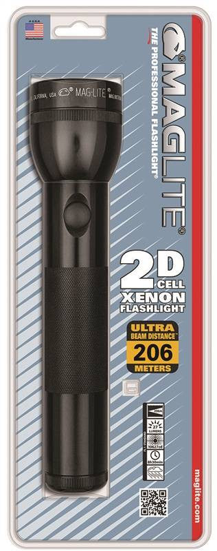Flshlt Blk 2d-cell W-key Rg Hl