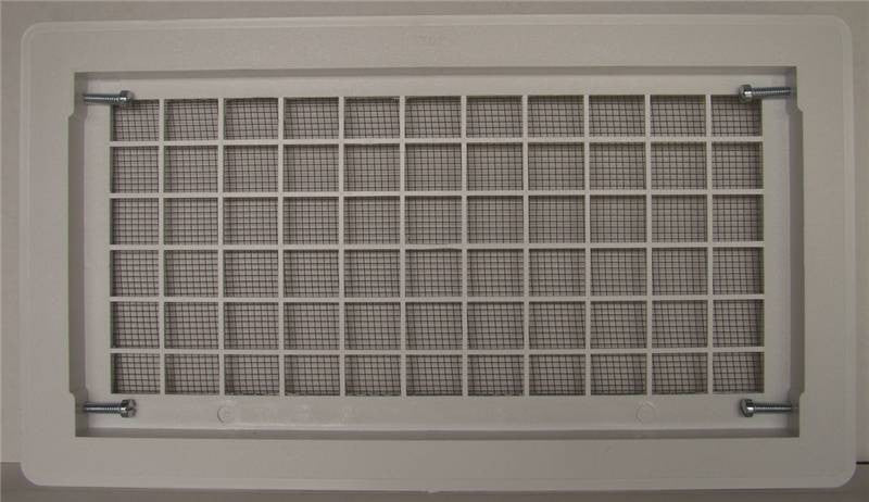 Open Air Grill Fndtn Vent Wht