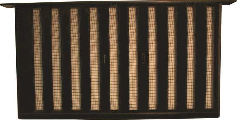Fndtn Vent 9-1-4x16in Blk Jumb