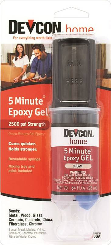 Epoxy Gel 2-part 5 Min Clr 1oz