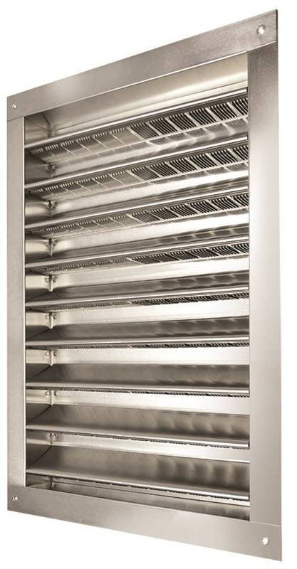 Dual Louver 18x24in Aluminum