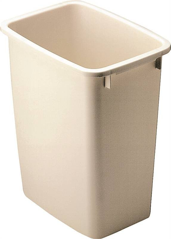 Wastebasket Rec Bisque 14 Qt