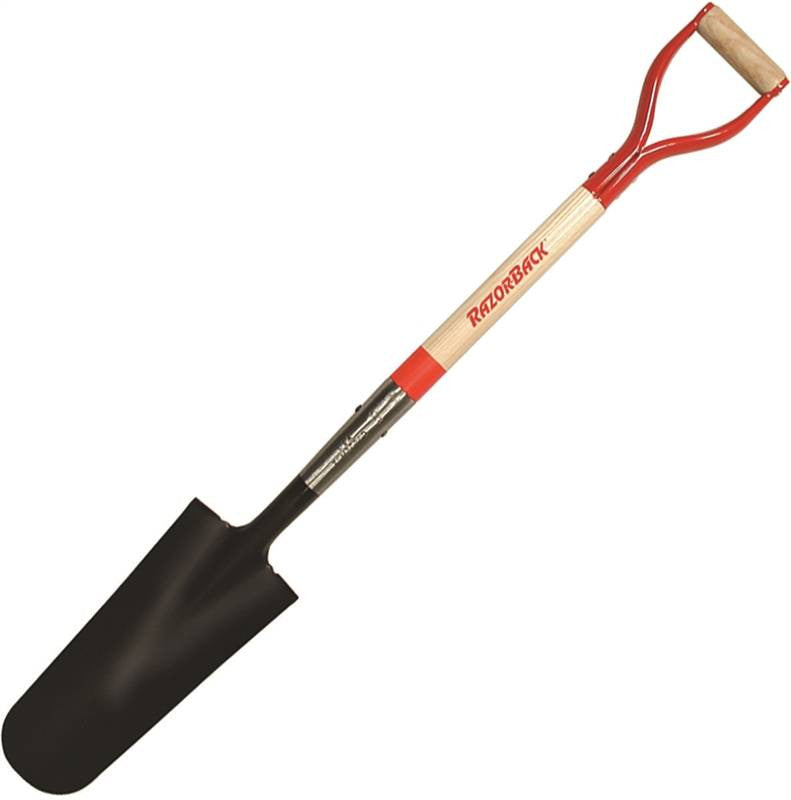 Spade Drain Wood-stl Hdle 29in