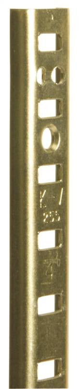 Pilaster Shelf Adj 48in Brass