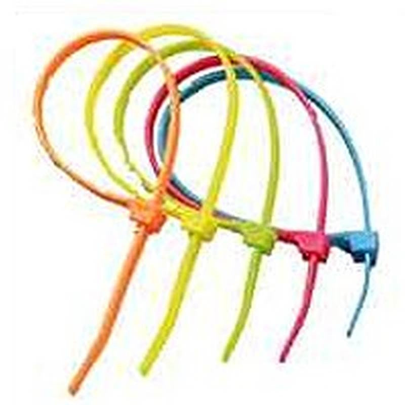Cable Tie 8in Fluo Assts