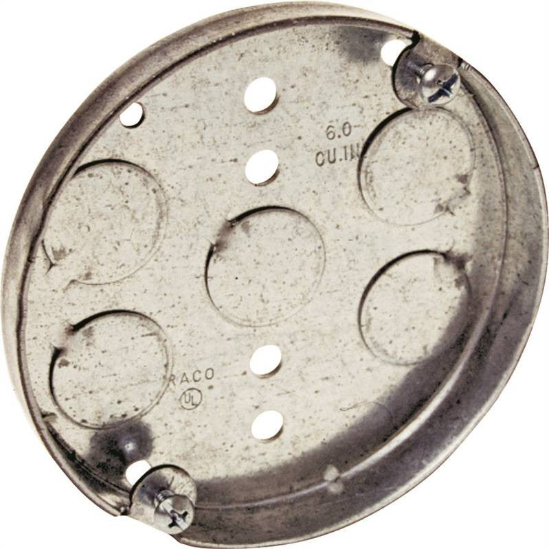 Box Ceiling Round Stl 4in 6 Cu