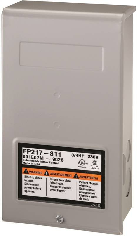 Control Box Well Pump 1-2hp