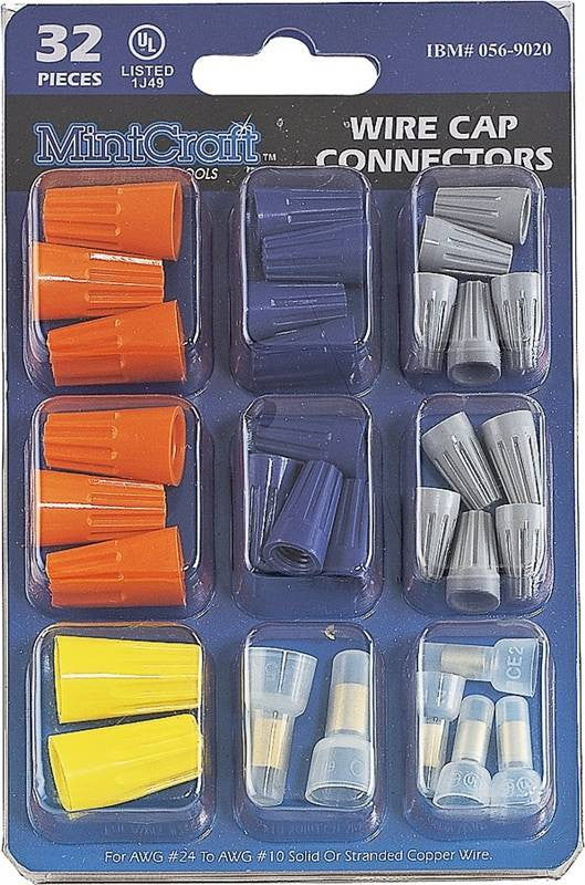 32pcs Wire Cap Connectors Set