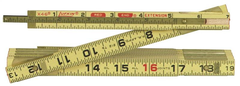 Rule Folding 6ftx5-8in Wood