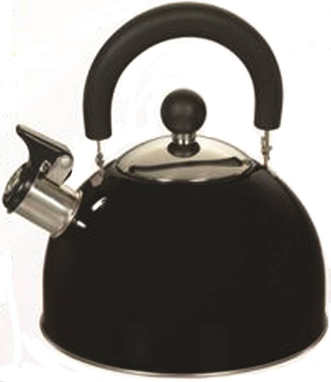 Kettle Tea Whstle Blk Ss 2.5qt