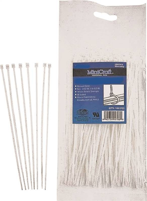 Cable Tie 15in Clear Tie 120lb