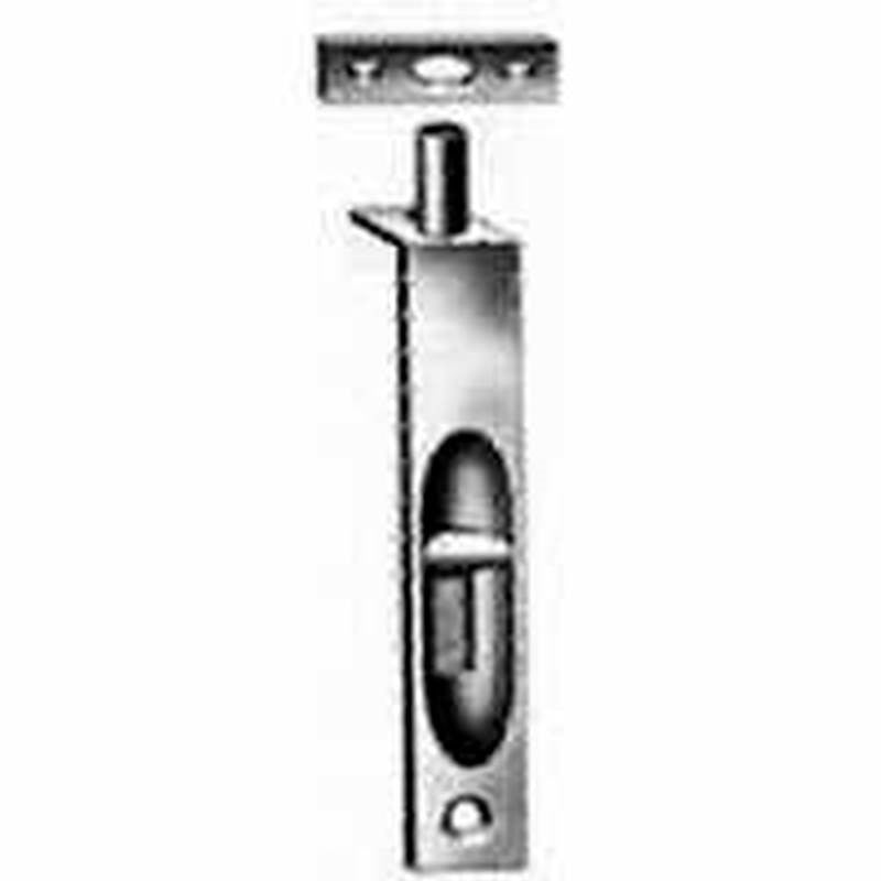 Bolt Flush Solid Brass 4in Bb