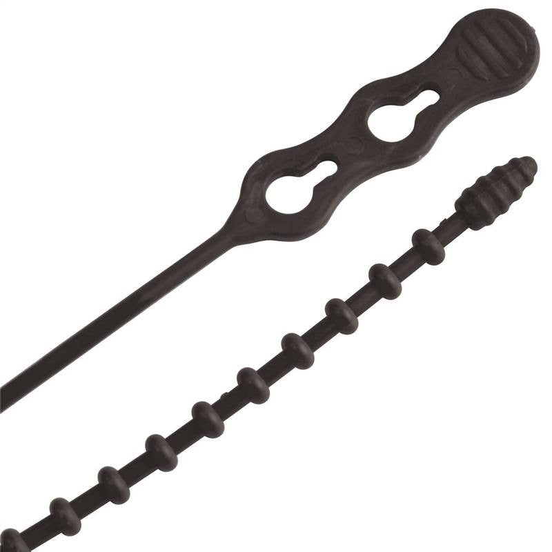 Cable Tie Beaded Black 18in