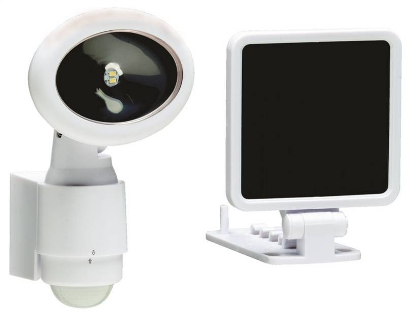 Light Led Solar Motn 110d Wht