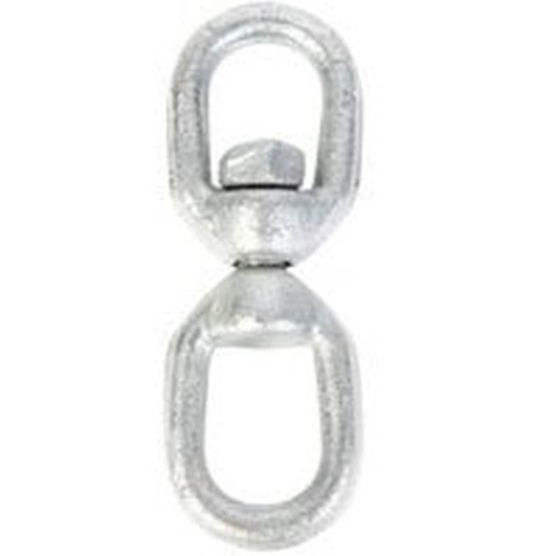 Swivel Dbl Eye Znc 1-4 Hdg