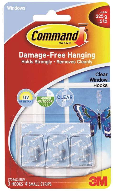Hook Window Clear W-uv Strips