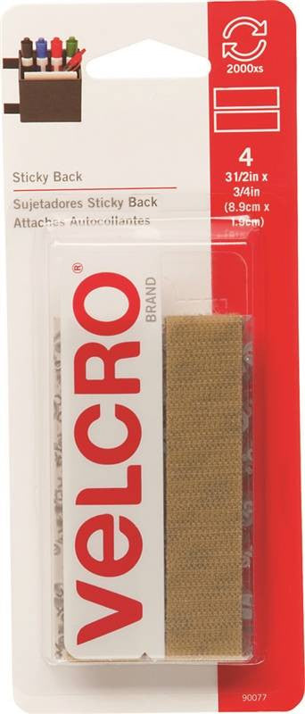 Fastener Velcro Strp 3.5in Bge