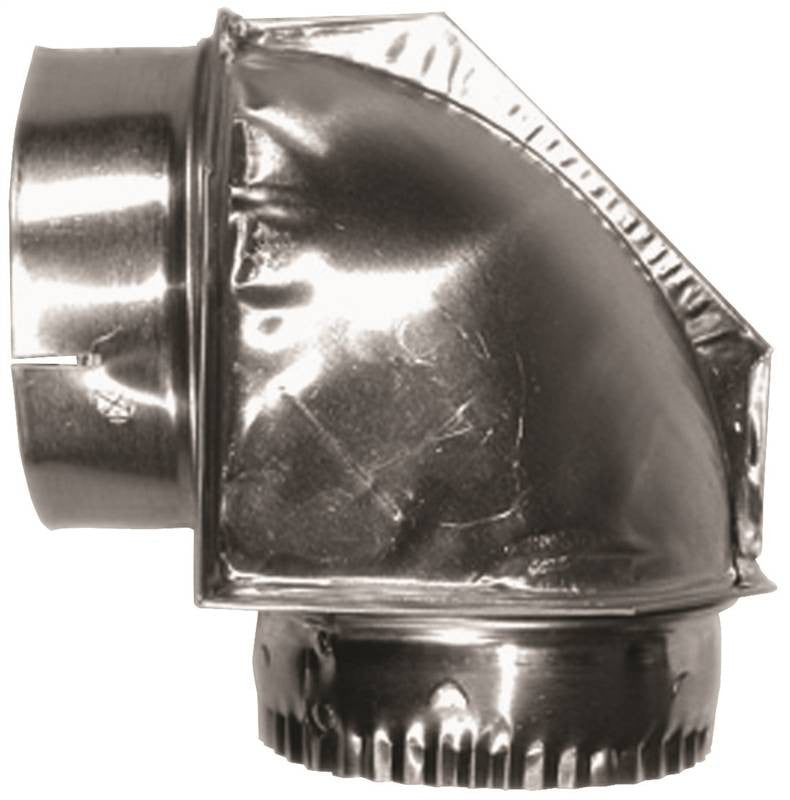Elbow Vent Aluminum Hd 4in