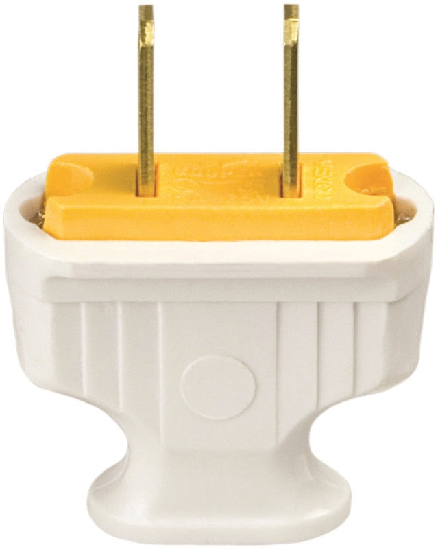 White Flat Handle 2wire Plug