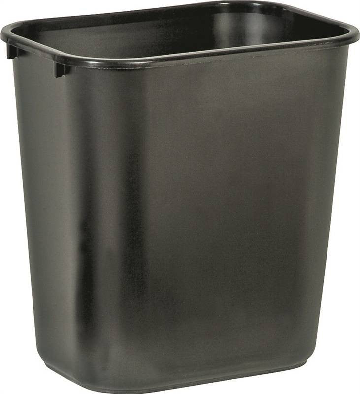28-1-8qt Black Wastbasket