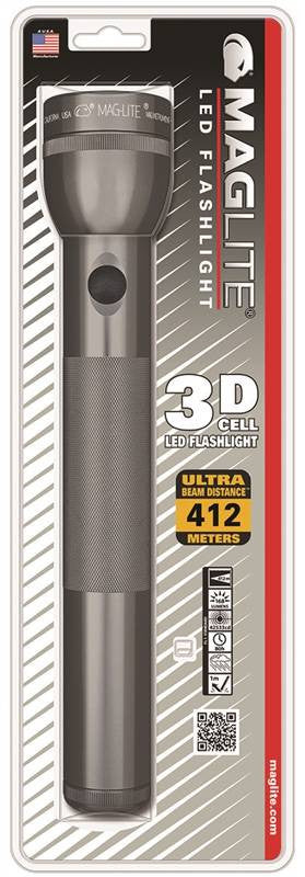 Flashlight Led Mag 3w 3d Gray