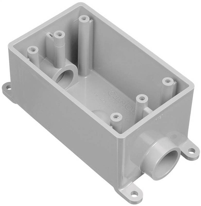 Switchbox Pvc 1gang Fsc 1 In