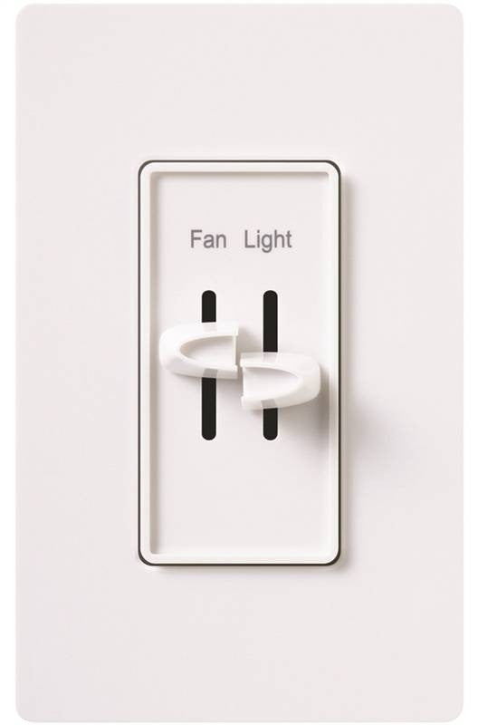 Control Fan-lt Slide 3spd Wht