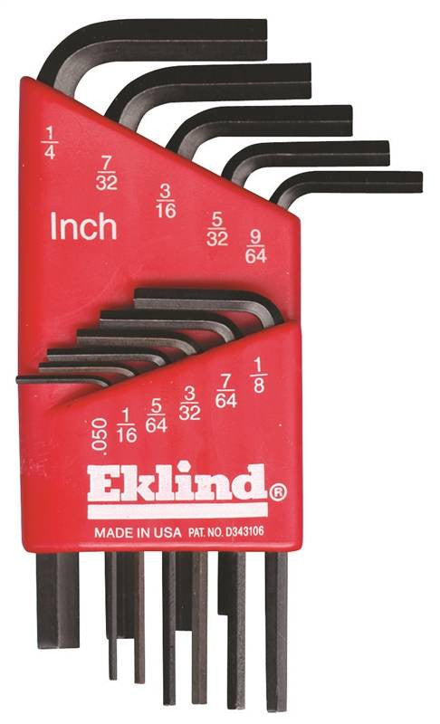 Key Hex Set 11pc Sae Short Arm