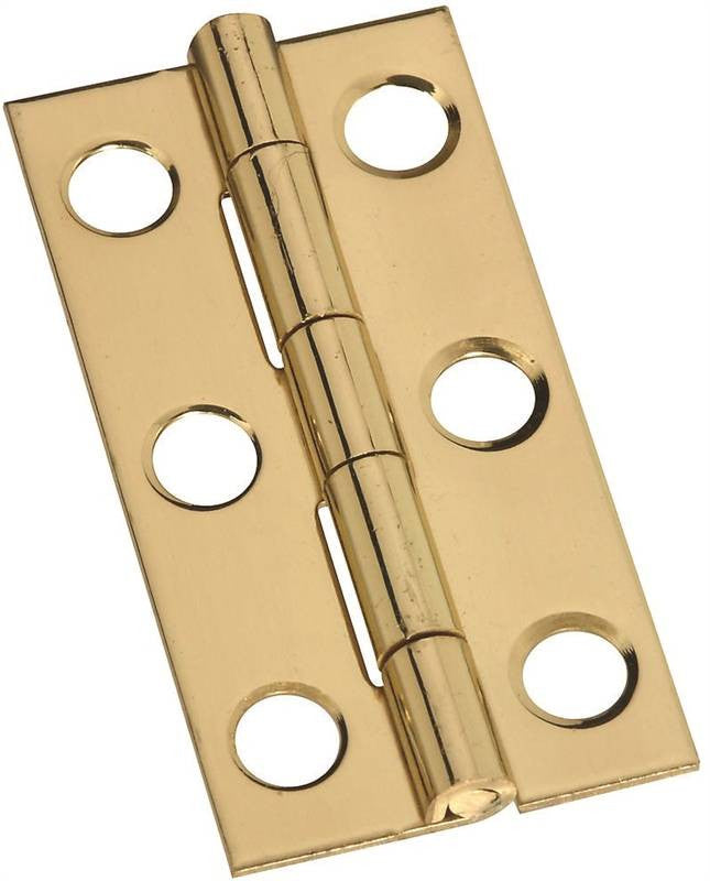 Hinge Cabinet Nrw1.75in Brt Br