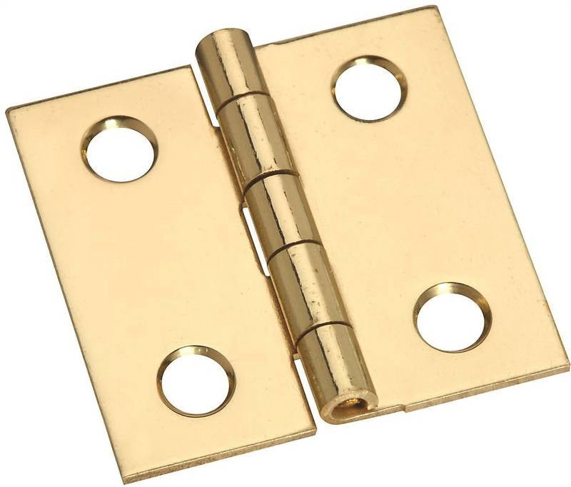 Hinge Cabinet Brd 1in Brt Brs