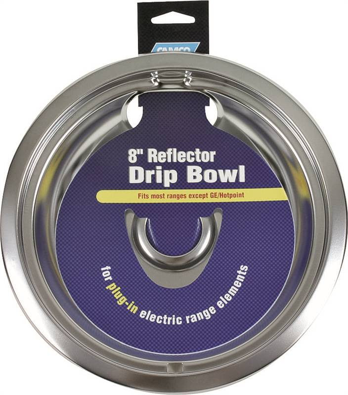 Pan Drip Elect Range Chrm 8in