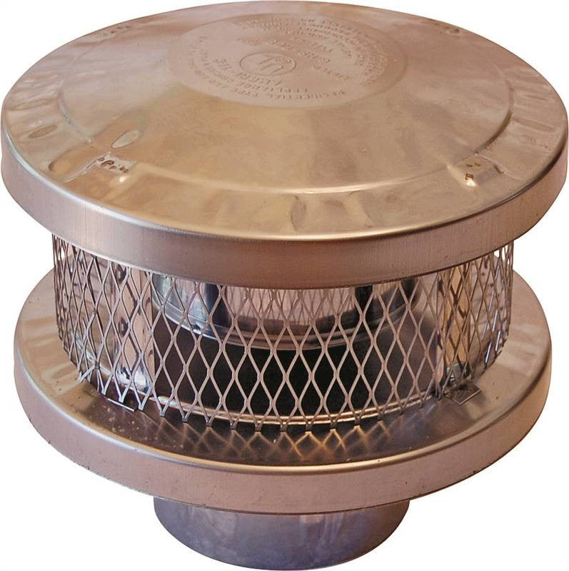 Cap Vent Round 6in 3-wall