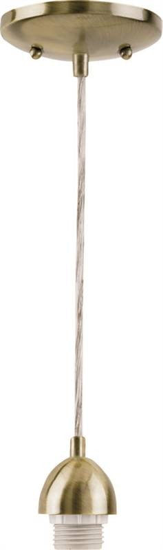 Fixture Pendant 1lt Antbrz Med