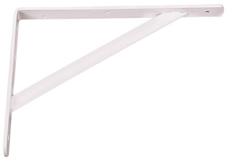 Bracket Shelf Stl Hd 16in Wht