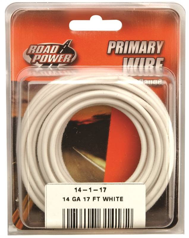 14ga Prim Wire Wht 17' Cd
