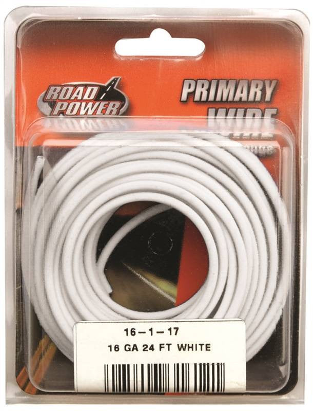 16ga Prim Wire Wht 24' Cd