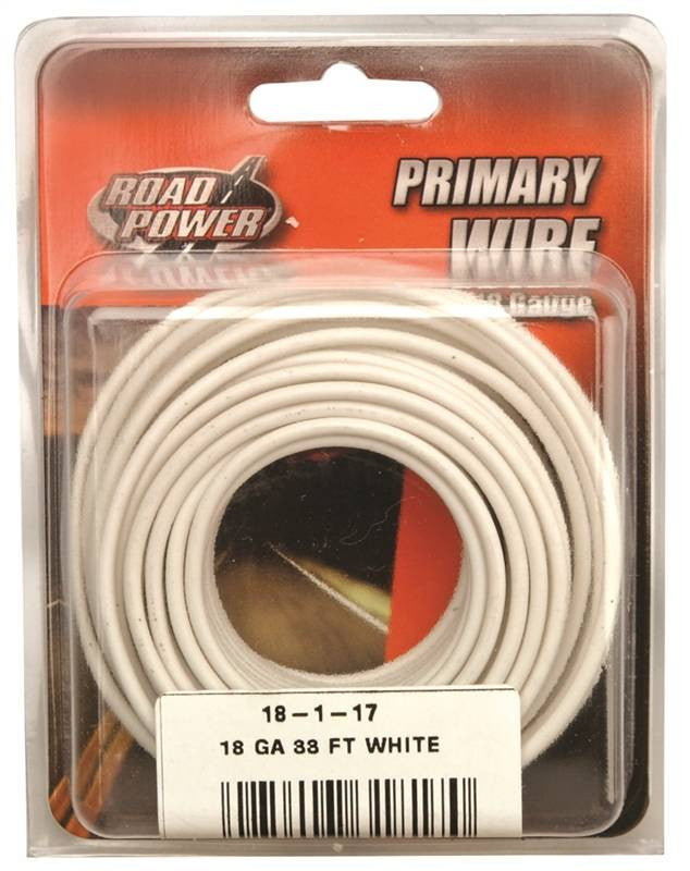 18ga Prim Wire Wht 33' Cd