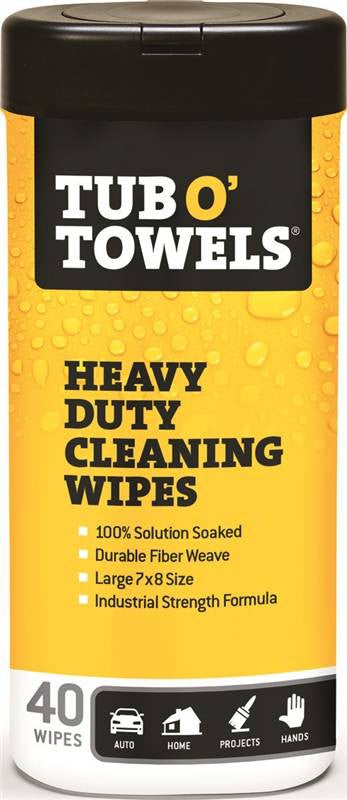 Tub O'towels Clean Wipes 40ct