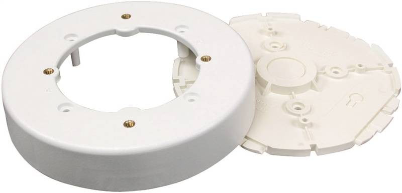 White Circular Fixture Box