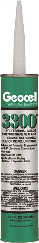 Adhesive Polyu Roof Blk 10.1oz