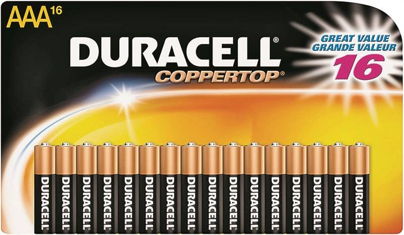 Battery Alkaline Cu Top 16-aaa
