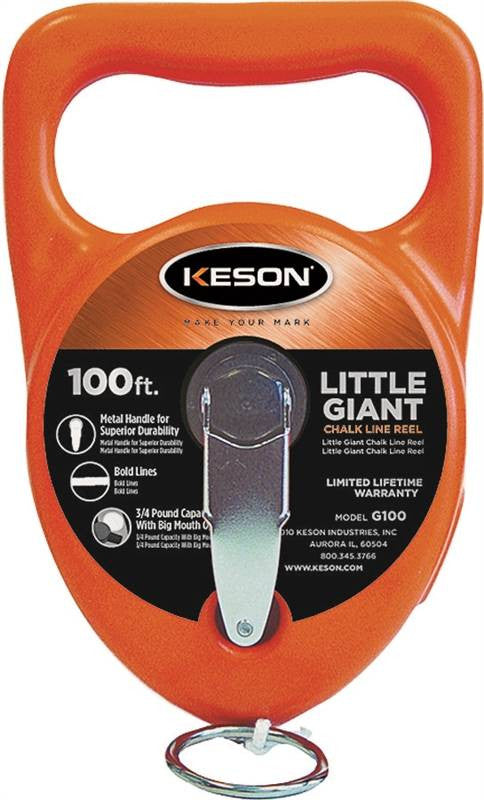 Reel Chalk Line 100ft Abs Case