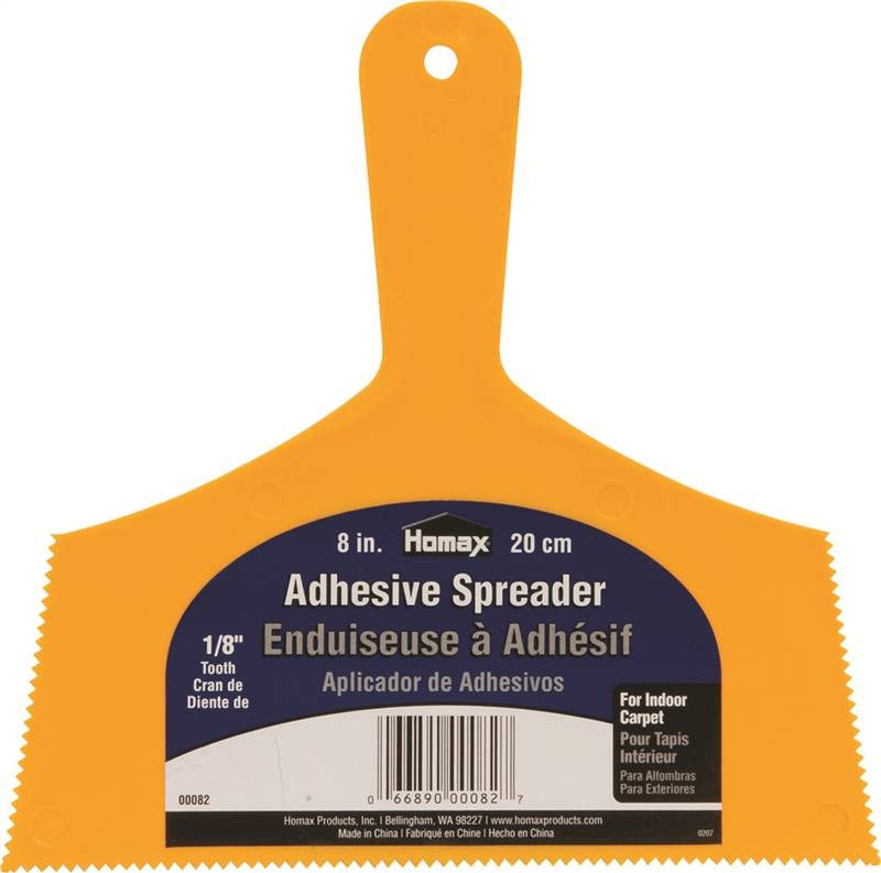 Spreader Adh 1-8in Vnotch 8in